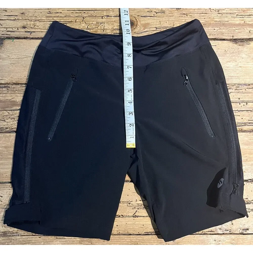 Eleven Pine Mens Size S Black Biker Shorts NWOT